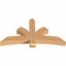 Ekena Millwork Davenport Timber Gable Bracket, Western Red Cedar, 60"W x 32"H x 5 1/2"D x 5 1/2"F, 13/12 Pitch GBW060X32X0606DAV00SWR - alternate 3